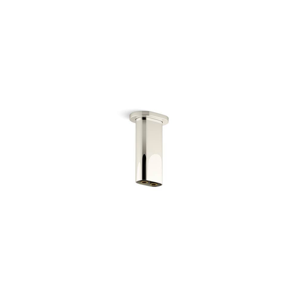 Statement 5'' ceiling-mount two-function rainhead arm and flange