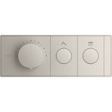 Anthem Two-outlet recessed mechanical thermostatic valve control