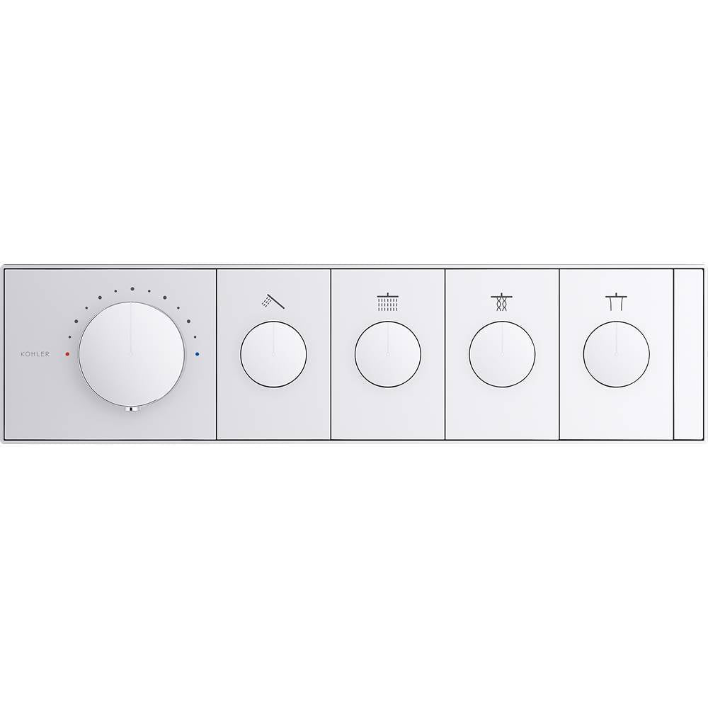 Anthem Four-outlet recessed mechanical thermostatic valve control