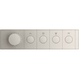 Anthem Four-outlet recessed mechanical thermostatic valve control