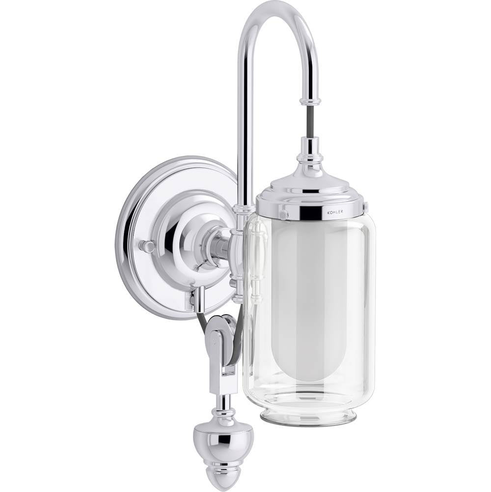 Kohler - Artifacts One-light adjustable sconce - Polished Chrome