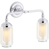 Kohler - Artifacts Two-light sconce - Polished Chrome