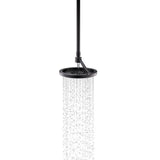 Statement 12'' ceiling-mount single-function rainhead arm and flange