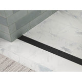 2-1/2'' x 36'' linear drain grate with perforated pattern