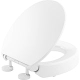 Kohler - Hyten Elevated Quiet-CloseE round-front toilet seat - White