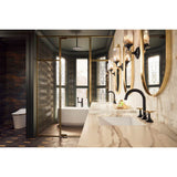 Occasion Floor-mount bath filler trim with handshower