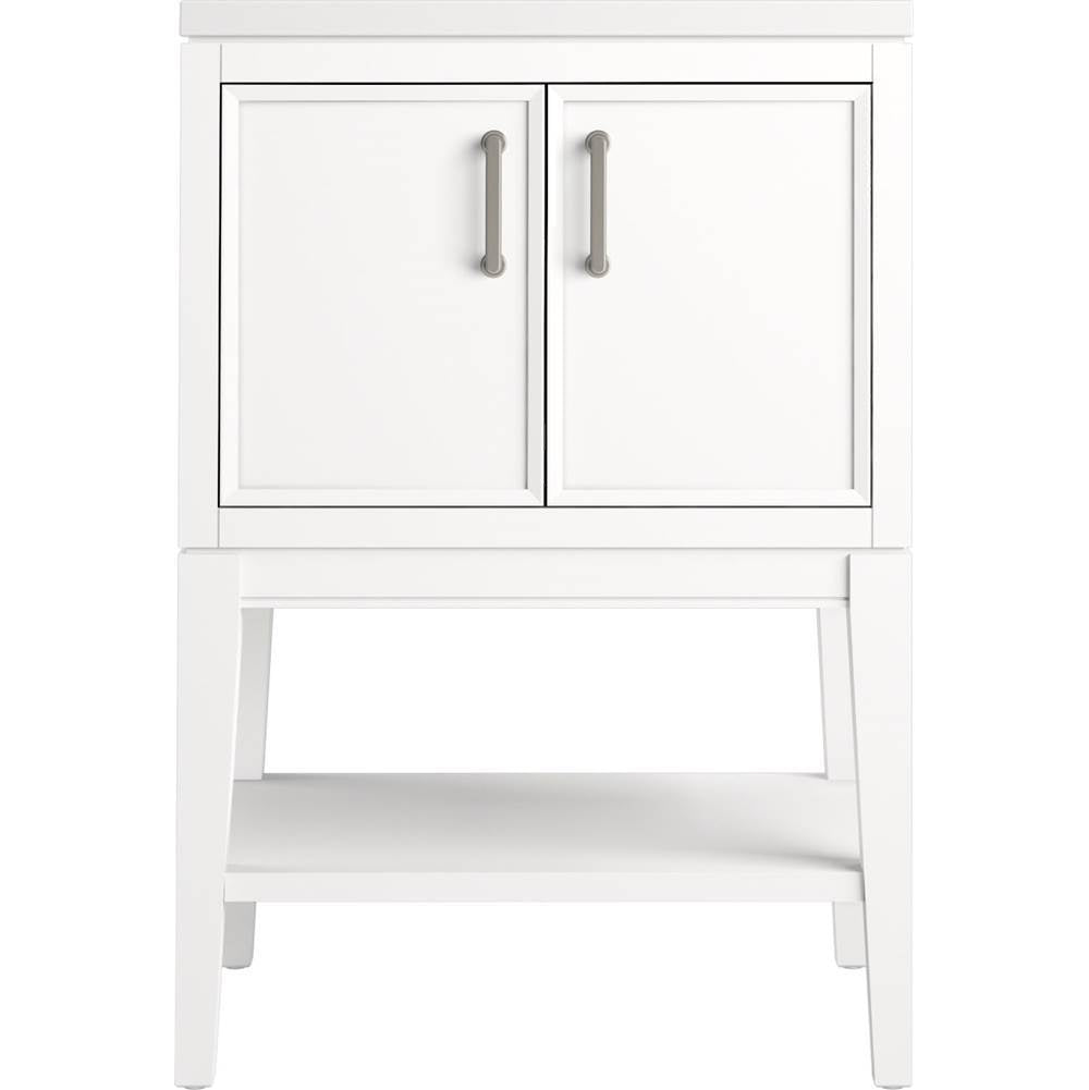 Kohler - Winnow 24'' bathroom vanity cabinet with sink and quartz top - White