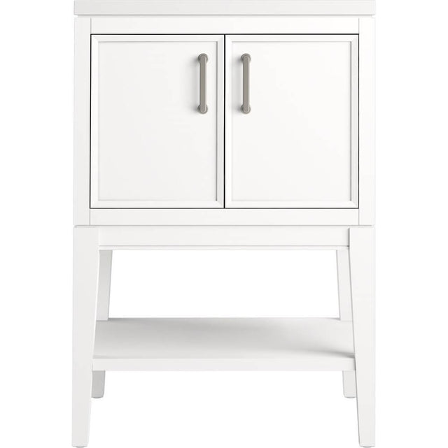 Kohler - Winnow 24'' bathroom vanity cabinet with sink and quartz top - White