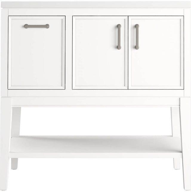 Kohler - Winnow 36'' bathroom vanity cabinet with sink and quartz top - White