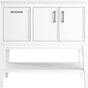 Kohler - Winnow 36'' bathroom vanity cabinet with sink and quartz top - White