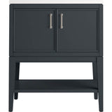 Kohler - Winnow 30'' bathroom vanity cabinet with sink and quartz top - Slate Grey