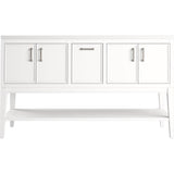 Kohler - Winnow 60'' bathroom vanity cabinet with sinks and quartz top - White