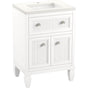 Kohler - Hearthaven 24'' bathroom vanity cabinet with sink and quartz top - White