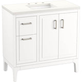 Kohler - Seer 36'' bathroom vanity cabinet with sink and quartz top - White