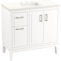 Kohler - Seer 36'' bathroom vanity cabinet with sink and quartz top - White