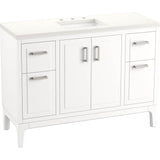 Kohler - Seer 48'' bathroom vanity cabinet with sink and quartz top - White