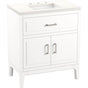 Kohler - Seer 30'' bathroom vanity cabinet with sink and quartz top - White