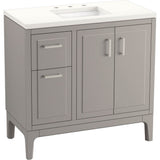 Kohler - Seer 36'' bathroom vanity cabinet with sink and quartz top - Mohair Grey