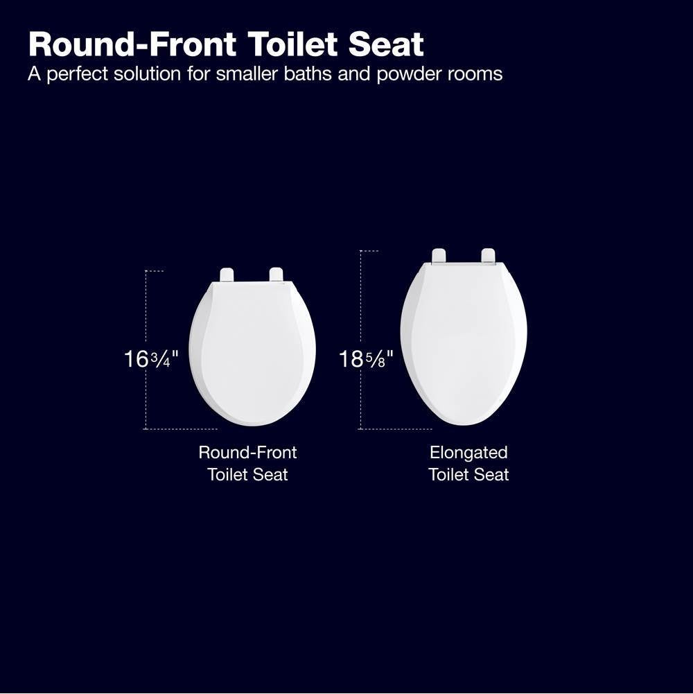 Rutledge Nightlight ReadyLatch Quiet-CloseE round-front toilet seat