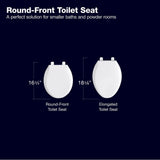 Rutledge Nightlight ReadyLatch Quiet-CloseE round-front toilet seat