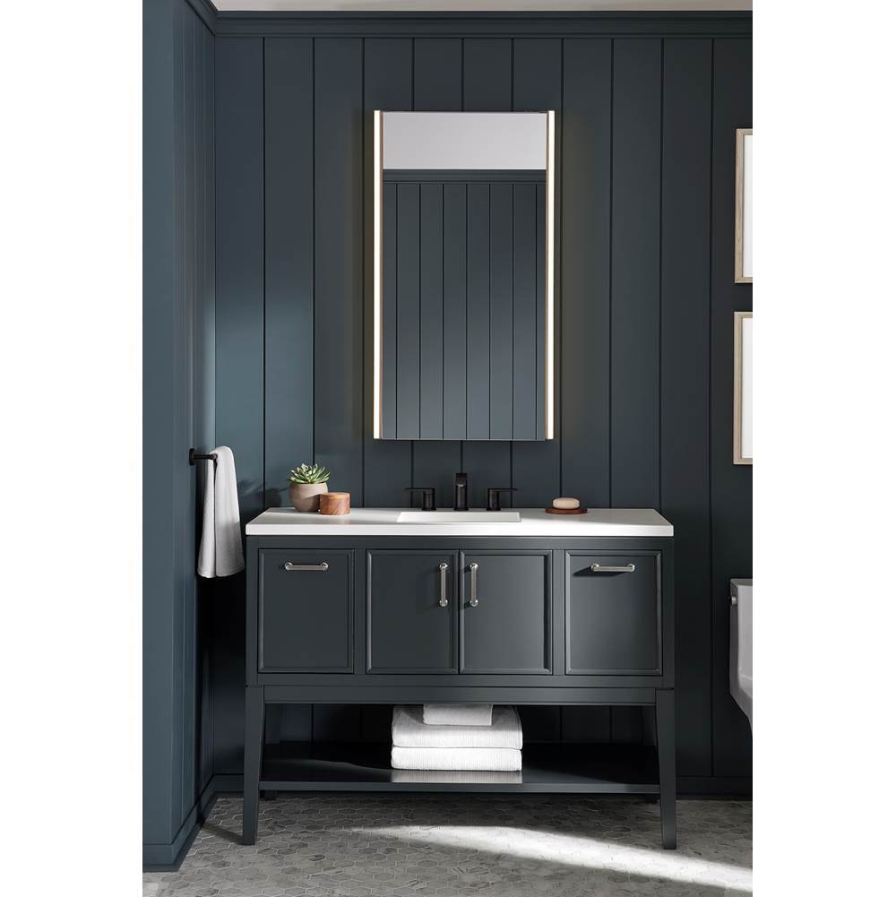 Maxstow 22'' x 40'' lighted medicine cabinet