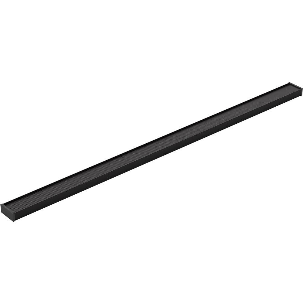 Kohler - 2-1/2'' x 48'' linear drain grate with tile-in panel - Matte Black