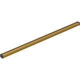 Kohler - 1-1/4'' x 36'' linear drain grate with tile-in panel - Vibrant Brushed Moderne Brass