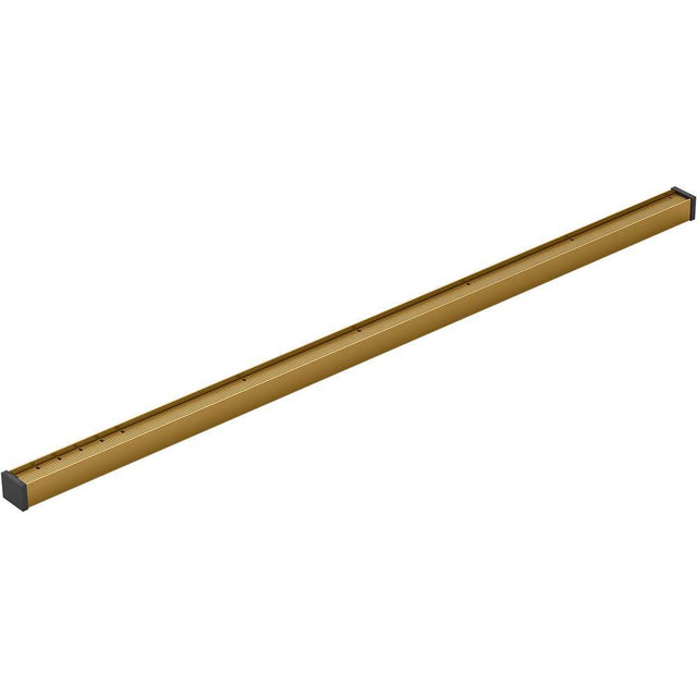 Kohler - 1-1/4'' x 36'' linear drain grate with tile-in panel - Vibrant Brushed Moderne Brass
