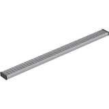 Kohler - 2-1/2'' x 36'' linear drain grate with lattice pattern - Bright Silver