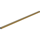 Kohler - 1-1/4'' x 48'' linear drain grate with lattice pattern - Vibrant Brushed Moderne Brass
