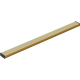 Kohler - 2-1/2'' x 36'' linear drain grate with perforated pattern - Vibrant Brushed Moderne Brass