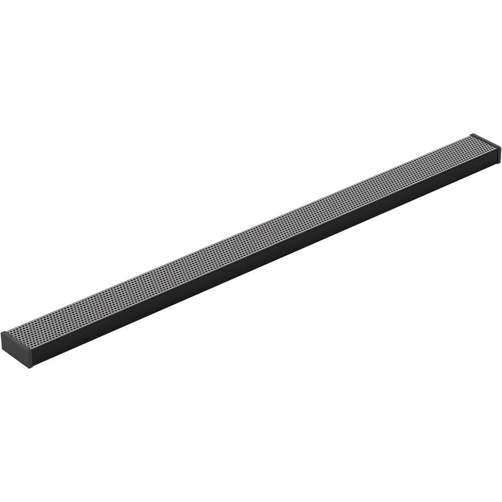 Kohler - 2-1/2'' x 36'' linear drain grate with perforated pattern - Matte Black