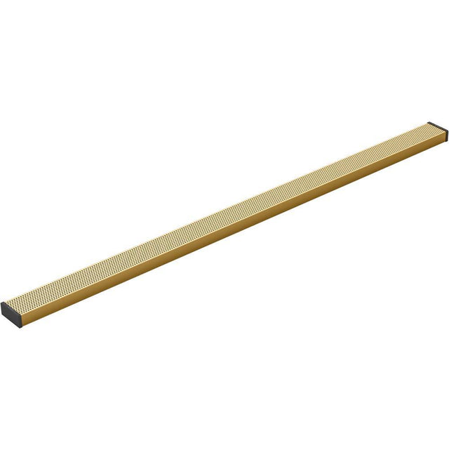 Kohler - 2-1/2'' x 48'' linear drain grate with perforated pattern - Vibrant Brushed Moderne Brass