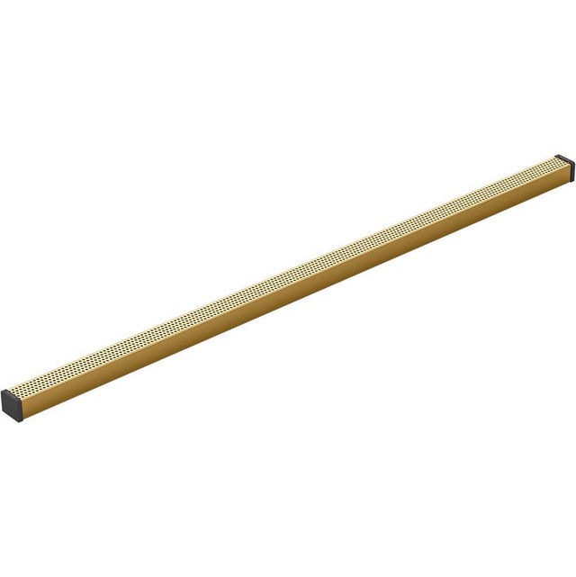 Kohler - 1-1/4'' x 36'' linear drain grate with perforated pattern - Vibrant Brushed Moderne Brass