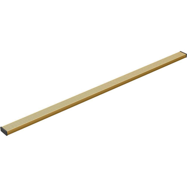 Kohler - 2-1/2'' x 60'' linear drain grate with perforated pattern - Vibrant Brushed Moderne Brass