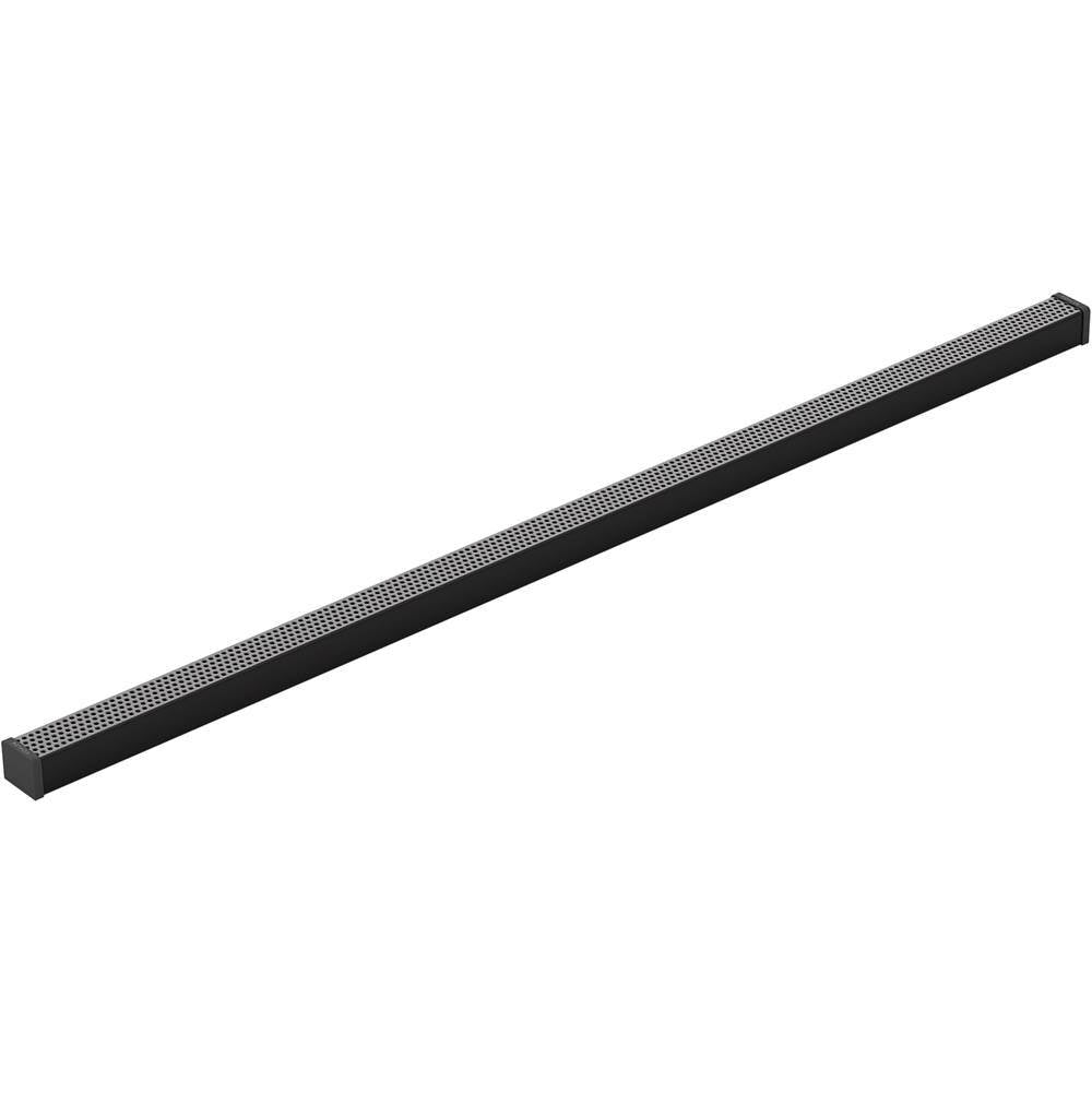 Kohler - 1-1/4'' x 36'' linear drain grate with perforated pattern - Matte Black