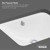 ArtifactsE 21'' rectangular drop-in bathroom sink