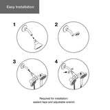 Awaken 2-in-1 multifunction 1.75 gpm shower combo kit