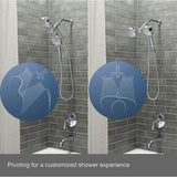 Awaken 2-in-1 multifunction 1.75 gpm shower combo kit