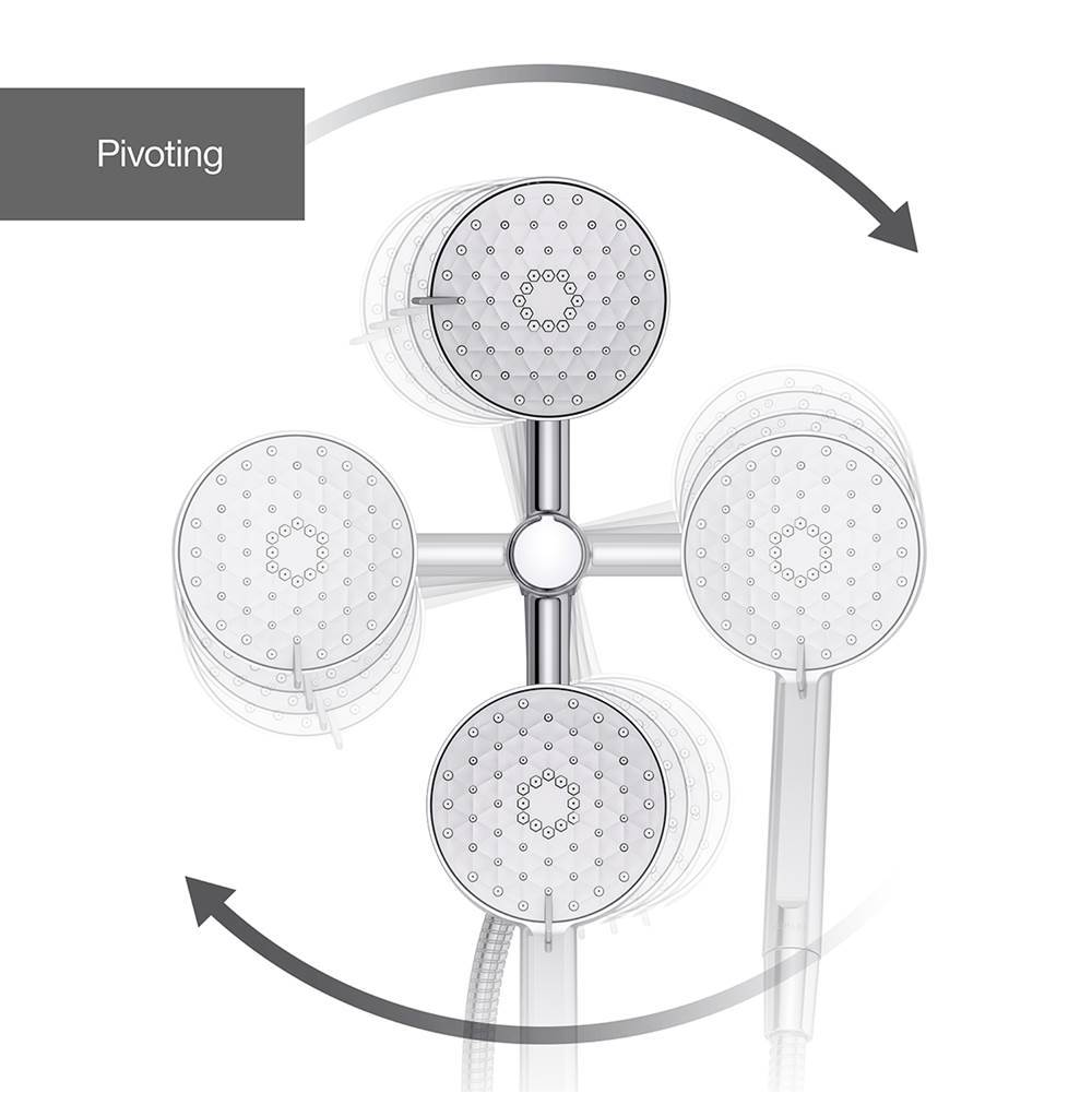 Awaken 2-in-1 multifunction 1.75 gpm shower combo kit