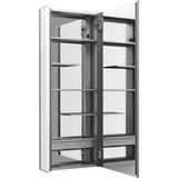 Maxstow 17'' x 40'' lighted medicine cabinet