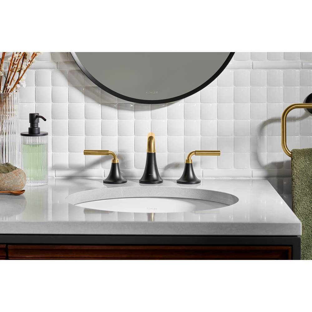 ToneE Widespread bathroom sink faucet, 1.2 gpm