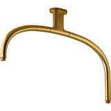 Kohler - Statement Ceiling-mount single-function dual rainhead arm - Vibrant Brushed Moderne Brass