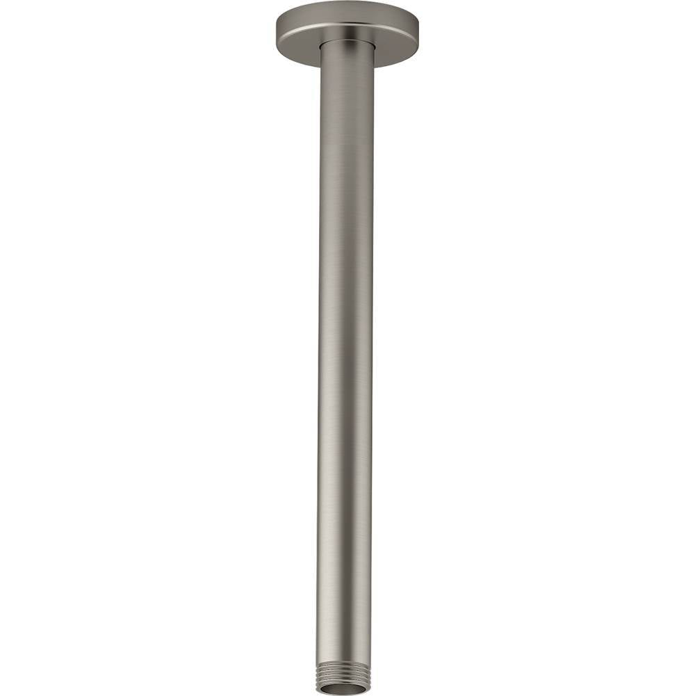 Kohler - Statement 12'' ceiling-mount single-function rainhead arm and flange - Vibrant Brushed Nickel