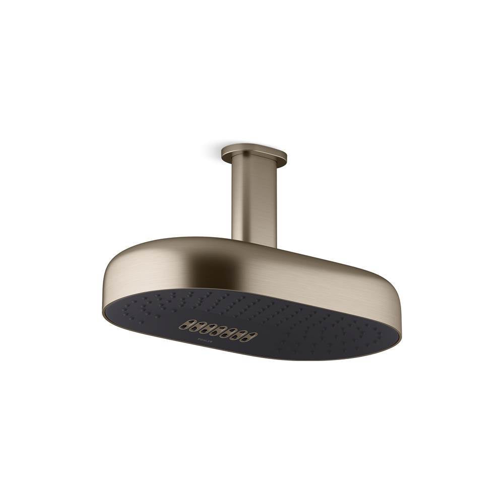 Statement Oblong 14'' two-function rainhead, 1.75 gpm