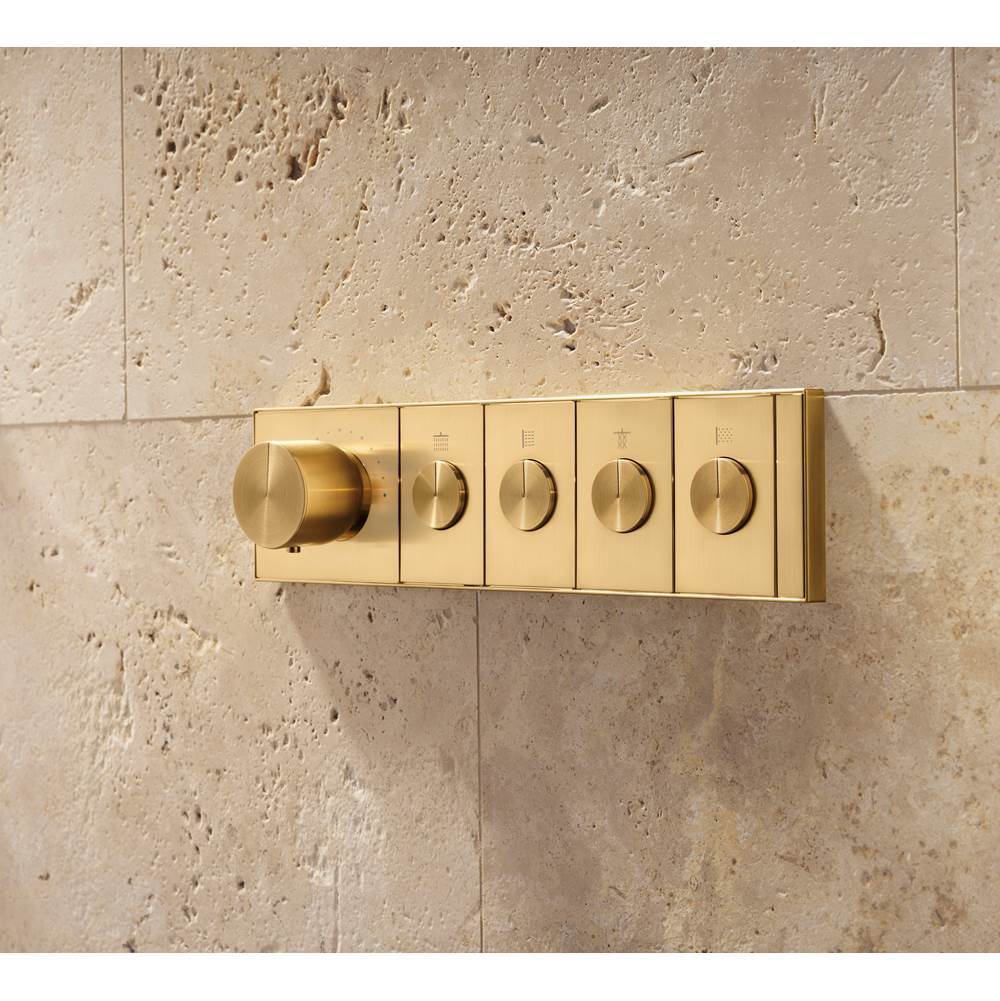 Anthem Four-outlet recessed mechanical thermostatic valve control