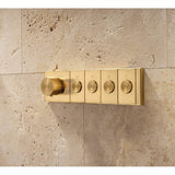 Anthem Four-outlet recessed mechanical thermostatic valve control