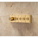Anthem Four-outlet recessed mechanical thermostatic valve control