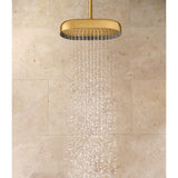 Statement Oblong 12'' single-function rainhead, 1.75 gpm