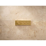 Anthem Three-outlet recessed mechanical thermostatic valve control
